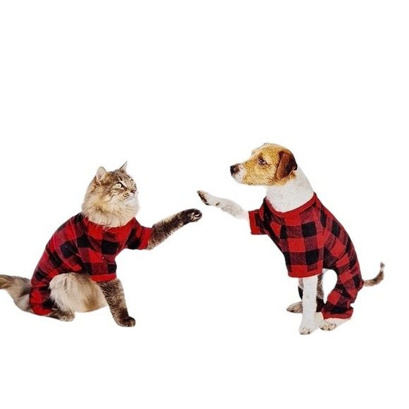 Wondershop NWT Buffalo Check Matching Family Dog/Cat Pajamas XS,S,M,L,XL - Picture 2 of 13